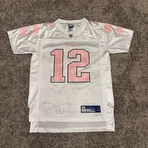 Tom Brady New England Patriots Jersey Girls XL Youth NFL Football KIDS‎ 12 Pink